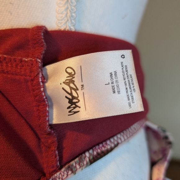 Mossimo Green Pink Floral Ruffle Bikini Top & Bottom - Picture 12 of 16